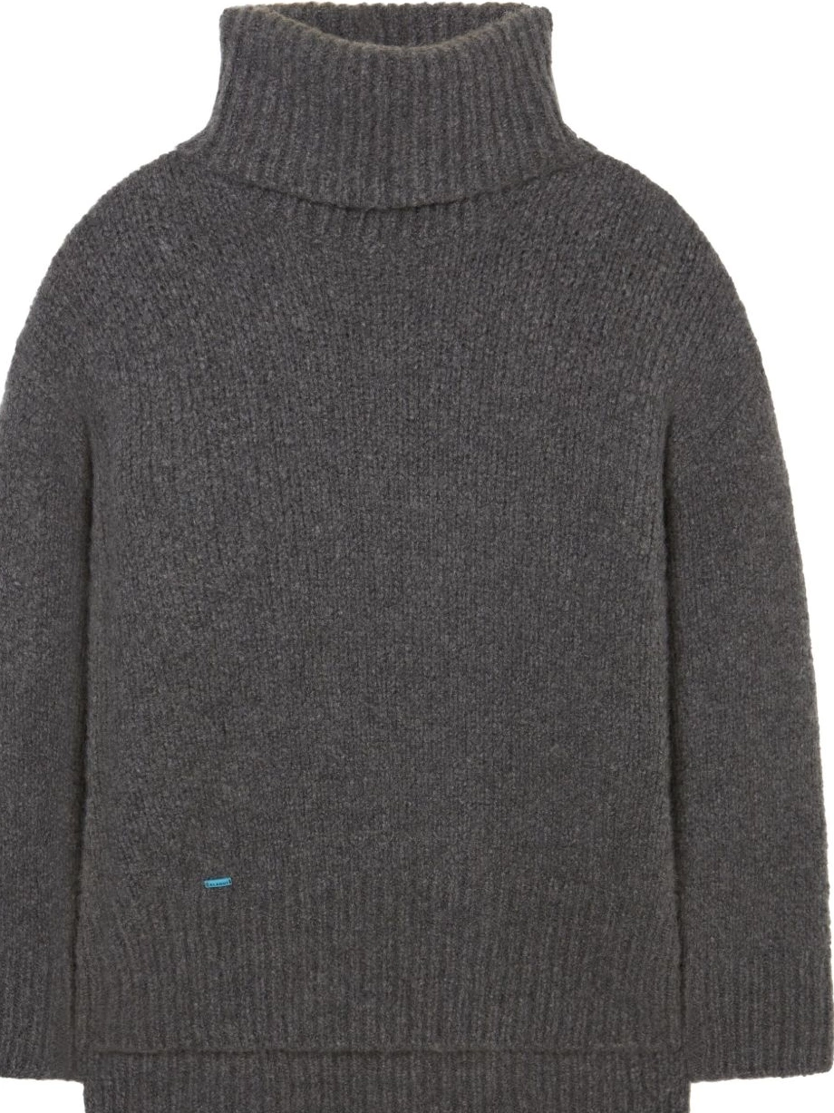 Affordable logo-tag Alanui jumper Women roll-neck 0403